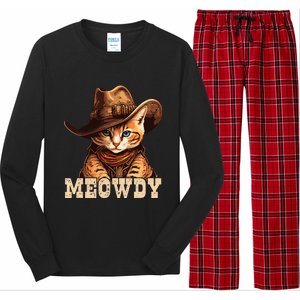 Cowboy Cat Meowdy Long Sleeve Pajama Set