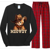 Cowboy Cat Meowdy Long Sleeve Pajama Set