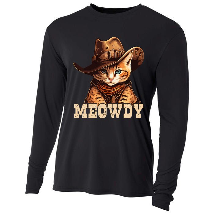 Cowboy Cat Meowdy Cooling Performance Long Sleeve Crew