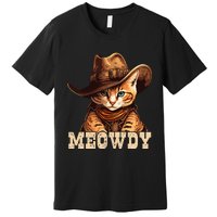 Cowboy Cat Meowdy Premium T-Shirt