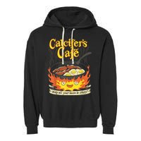 Calcifer's Cafe May All Your Bacon & Eggs Be Crispy Cooking Garment-Dyed Fleece Hoodie