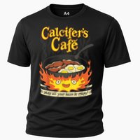 Calcifer's Cafe May All Your Bacon & Eggs Be Crispy Cooking Performance Shirt