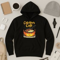 Calcifer's Cafe May All Your Bacon & Eggs Be Crispy Cooking Hoodie