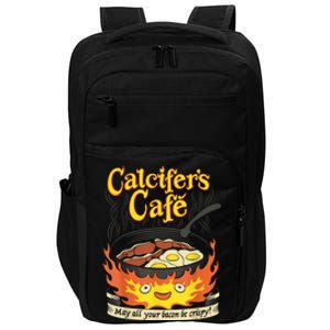 Calcifer's Cafe May All Your Bacon & Eggs Be Crispy Cooking Impact Tech Backpack