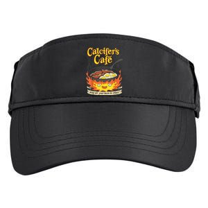 Calcifer's Cafe May All Your Bacon & Eggs Be Crispy Cooking Adult Drive Performance Visor