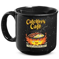 Calcifer's Cafe May All Your Bacon & Eggs Be Crispy Cooking 15oz Campfire Ceramic Mug