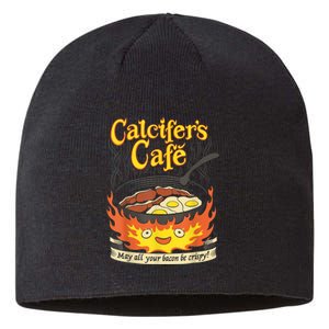 Calcifer's Cafe May All Your Bacon & Eggs Be Crispy Cooking Sustainable Beanie