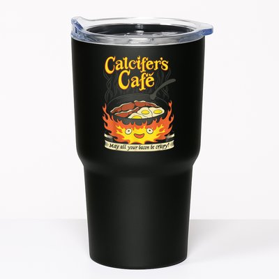 Calcifer's Cafe May All Your Bacon & Eggs Be Crispy Cooking Tumbler