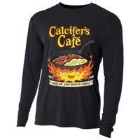 Calcifer's Cafe May All Your Bacon & Eggs Be Crispy Cooking Cooling Performance Long Sleeve Crew