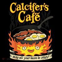 Calcifer's Cafe May All Your Bacon & Eggs Be Crispy Cooking Tall Sweatshirt