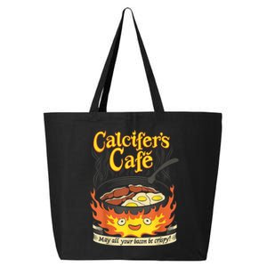 Calcifer's Cafe May All Your Bacon & Eggs Be Crispy Cooking 25L Jumbo Tote