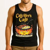Calcifer's Cafe May All Your Bacon & Eggs Be Crispy Cooking Tank Top