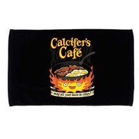 Calcifer's Cafe May All Your Bacon & Eggs Be Crispy Cooking Microfiber Hand Towel
