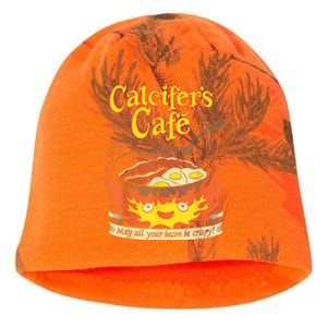 Calcifer's Cafe May All Your Bacon & Eggs Be Crispy Cooking Kati - Camo Knit Beanie