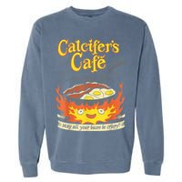 Calcifer's Cafe May All Your Bacon & Eggs Be Crispy Cooking Garment-Dyed Sweatshirt