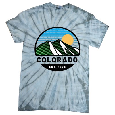 Cool Colorado Mountain Sunset Novelty Fashion Tie-Dye T-Shirt