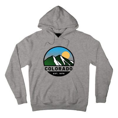 Cool Colorado Mountain Sunset Novelty Fashion Tall Hoodie