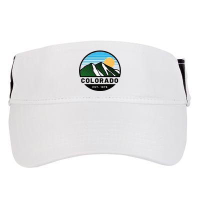 Cool Colorado Mountain Sunset Novelty Fashion Adult Drive Performance Visor
