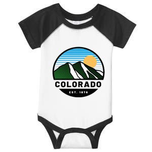 Cool Colorado Mountain Sunset Novelty Fashion Infant Baby Jersey Bodysuit