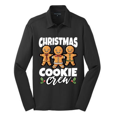 Christmas Cookies Merry Xmas Baking Lover Cookie Dealer Gift Silk Touch Performance Long Sleeve Polo