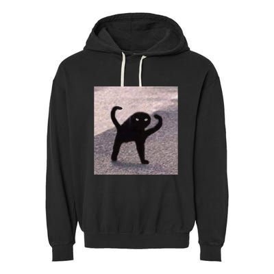 Cursed Cat Memes Cursed Cat Angry As Fuk Meme Garment-Dyed Fleece Hoodie