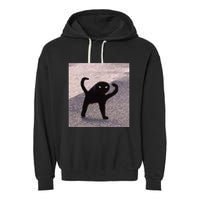 Cursed Cat Memes Cursed Cat Angry As Fuk Meme Garment-Dyed Fleece Hoodie