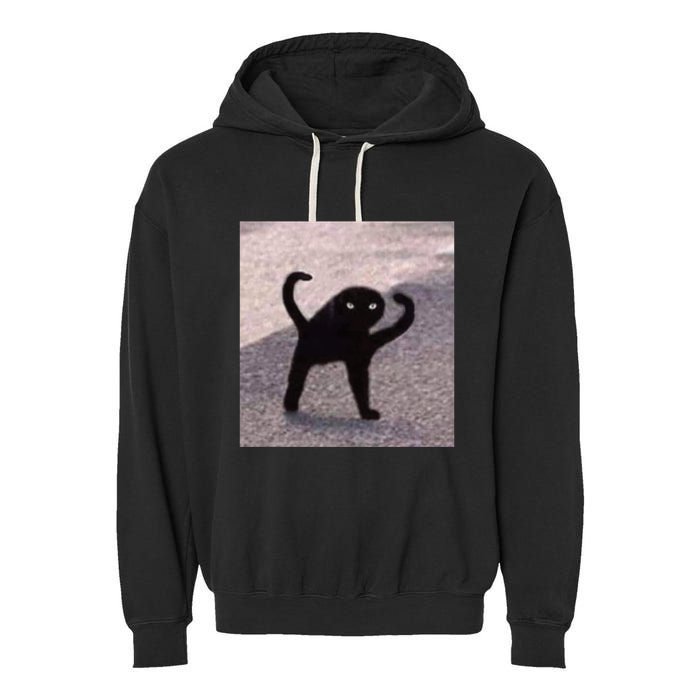 Cursed Cat Memes Cursed Cat Angry As Fuk Meme Garment-Dyed Fleece Hoodie
