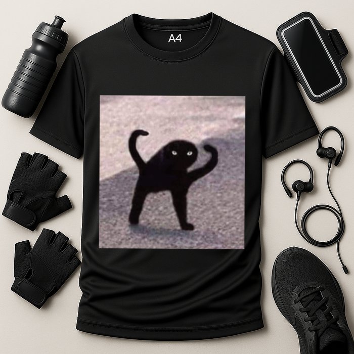 Cursed Cat Memes Cursed Cat Angry As Fuk Meme Performance Shirt