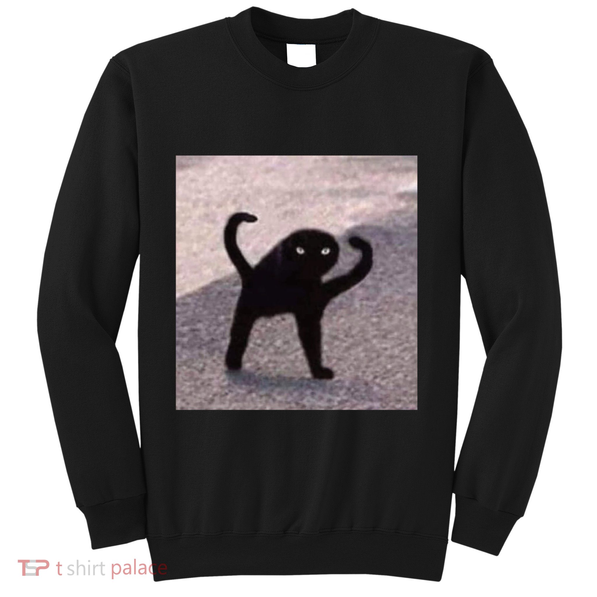 Cursed Cat Memes Cursed Cat Angry As Fuk Meme Sweatshirt