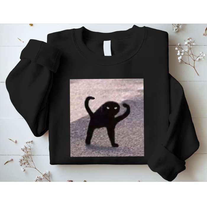 Cursed Cat Memes Cursed Cat Angry As Fuk Meme Sweatshirt