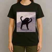 Cursed Cat Memes Cursed Cat Angry As Fuk Meme T-Shirt