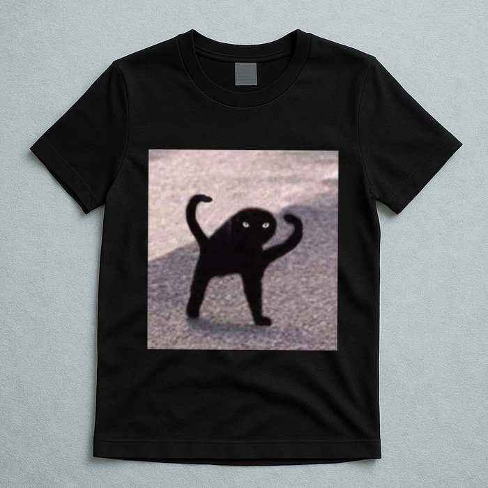 Cursed Cat Memes Cursed Cat Angry As Fuk Meme T-Shirt