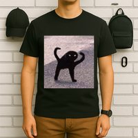 Cursed Cat Memes Cursed Cat Angry As Fuk Meme T-Shirt