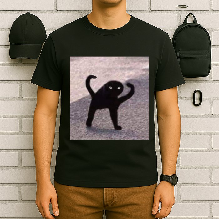 Cursed Cat Memes Cursed Cat Angry As Fuk Meme T-Shirt