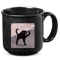 Cursed Cat Memes Cursed Cat Angry As Fuk Meme 15oz Campfire Ceramic Mug