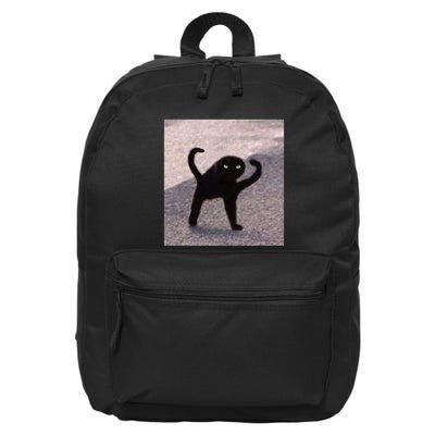 Cursed Cat Memes Cursed Cat Angry As Fuk Meme 16 in Basic Backpack