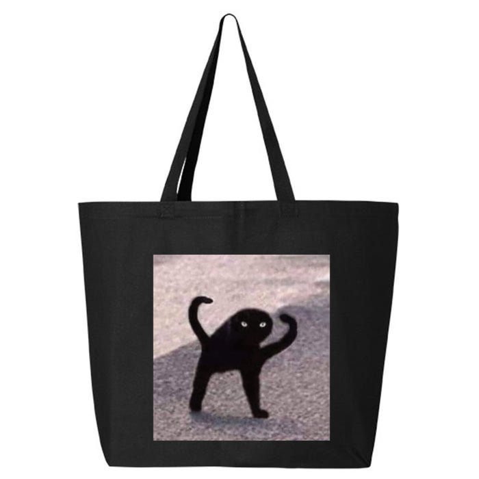 Cursed Cat Memes Cursed Cat Angry As Fuk Meme 25L Jumbo Tote