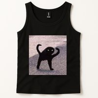 Cursed Cat Memes Cursed Cat Angry As Fuk Meme Tank Top