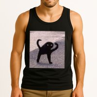 Cursed Cat Memes Cursed Cat Angry As Fuk Meme Tank Top