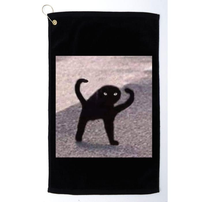 Cursed Cat Memes Cursed Cat Angry As Fuk Meme Golf Towel