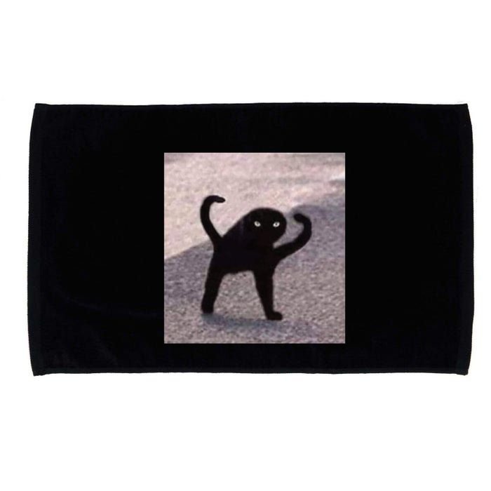 Cursed Cat Memes Cursed Cat Angry As Fuk Meme Microfiber Hand Towel