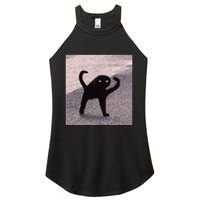 Cursed Cat Memes Cursed Cat Angry As Fuk Meme Women's Perfect Tri Rocker Tank