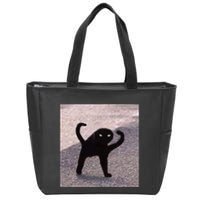 Cursed Cat Memes Cursed Cat Angry As Fuk Meme Zip Tote Bag