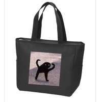 Cursed Cat Memes Cursed Cat Angry As Fuk Meme Zip Tote Bag