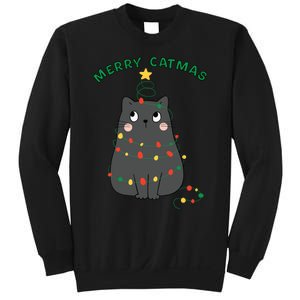 Christmas Cat Merry Catmas Christmas Sweatshirt