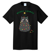 Christmas Cat Merry Catmas Christmas Tall T-Shirt