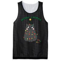 Christmas Cat Merry Catmas Christmas Mesh Reversible Basketball Jersey Tank