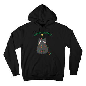 Christmas Cat Merry Catmas Christmas Tall Hoodie