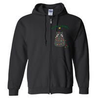 Christmas Cat Merry Catmas Christmas Full Zip Hoodie