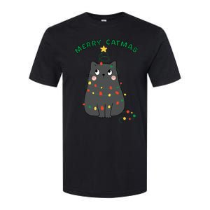 Christmas Cat Merry Catmas Christmas Softstyle CVC T-Shirt